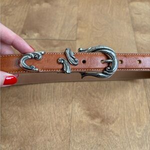 Coldwater creek leather belt size L